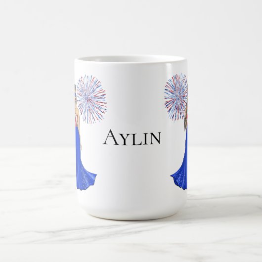 Vierde juli met Fireworks Mode Illustration Koffiemok (Center)