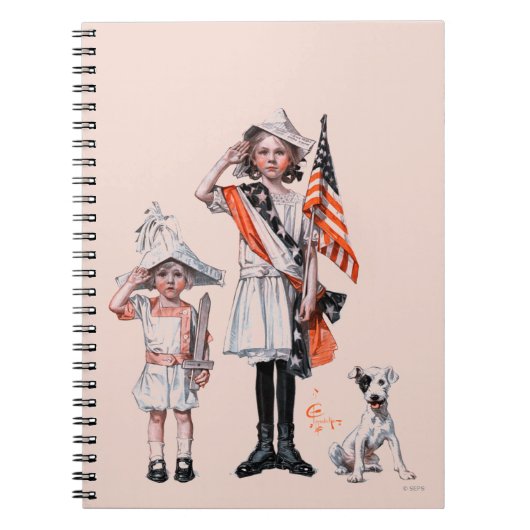 Vierde juli notitieboek (Voorkant)