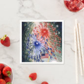 Vierde juli, nummer 1, kunstschilderij servet (Insitu)