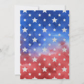 Vierde juli | Onafhankelijkheidsdag BBQ Kaart (Achterkant)
