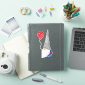 Vierde juli, Onafhankelijkheidsdag, Cute Gnome Sticker (iPad Cover)