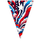 Vierde juli | Onafhankelijkheidsdag Patriottisch Vlaggetjes (Eerste vlag)