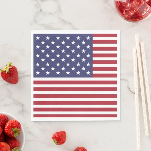Vierde juli Papier Napkins Servet (Insitu)