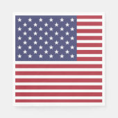 Vierde juli Papier Napkins Servet (Voorkant)