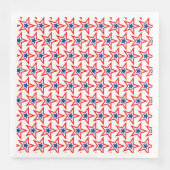 Vierde juli: Patriottisch Papier Napkins Servet (Voorkant)