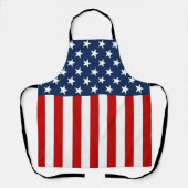 Vierde juli Patriottische Amerikaanse vlag Schort (Voorkant)