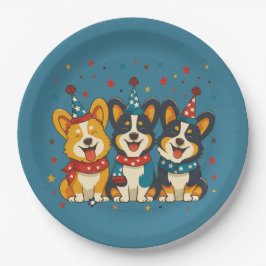 Vierde juli Pembroke Welsh Corgi Dogs Papieren Bordje