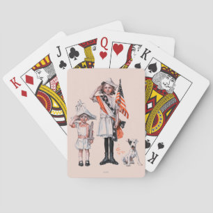 Vierde juli pokerkaarten