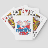 VIERDE JULI POKERKAARTEN (Achterkant)