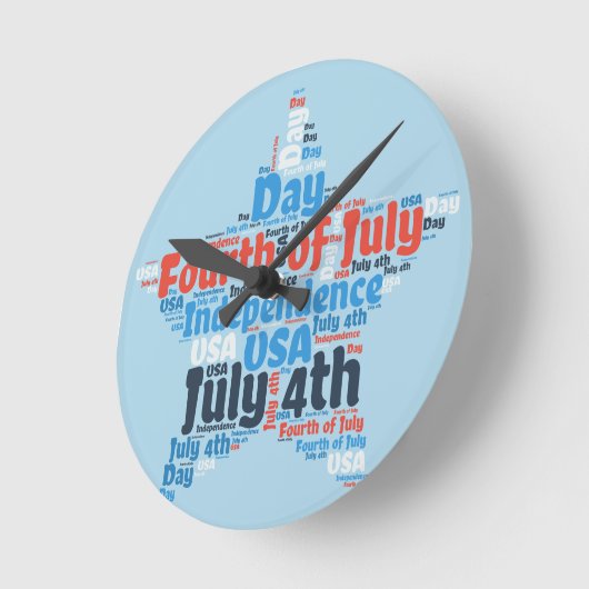 Vierde juli ronde klok (Hoek)