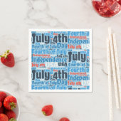 Vierde juli servet (Insitu)