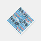 Vierde juli servet (Hoek)