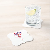 Vierde juli spannend kartonnen onderzetters (Insitu)