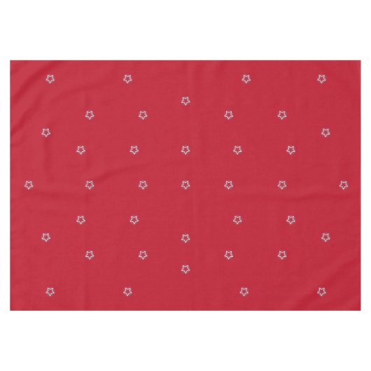 Vierde juli Stars Red Tafelkleed (Voorkant (Horizontaal))