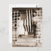 Vierde juli  stijl briefkaart (Voorkant / Achterkant)