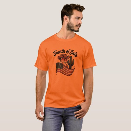 Vierde juli t-shirt (Voorkant volledig)
