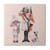 Vierde juli tegeltje (Voorkant)