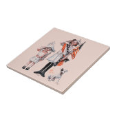 Vierde juli tegeltje (Zijkant)