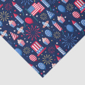 Vierde juli tissuepapier (Detail)