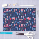 Vierde juli tissuepapier (Craft)