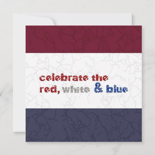 Vierde juli Uitnodiging (Achterkant)