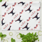 Vierde juli Verjaardag Cake Thema Doek Servetten Theedoek (Gevouwen)