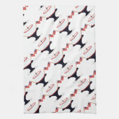 Vierde juli Verjaardag Cake Thema Doek Servetten Theedoek (Verticaal)