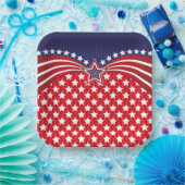 Vierde juli vieren papieren bordje (Feest)