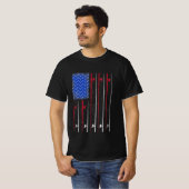 Vierde juli Vist Mannen polen shirt (Voorkant volledig)
