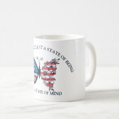 Vierde Juli Vlinder Koffiemok (Voorkant rechts)