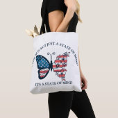 Vierde Juli Vlinder Tote Bag (Dichtbij)