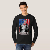 Vierde juli Vrouwen Ben Franklin T-shirt (Voorkant volledig)