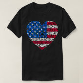 Vierde juli Vrouwen Meisjes Kinder Mandala America T-shirt (Design voorkant)