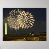 Vierde juli Vuurwerk Washington DC Poster (Voorkant)