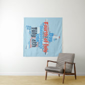 Vierde juli wandkleed (In Situ (horizontaal))