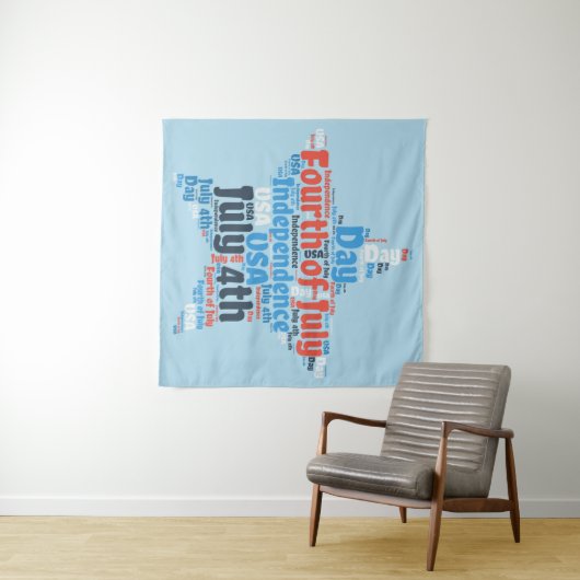 Vierde juli wandkleed (In Situ (horizontaal))