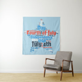 Vierde juli wandkleed