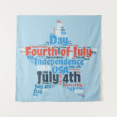 Vierde juli wandkleed (Voorkant)