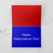 VIERDE JULI WENSKAARTEN EN BULKNOTERS - GIFTEN KAART (Binnen)