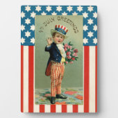  Vierde juli Young Oom Sam Fotoplaat (voorkant)