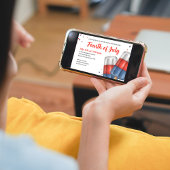 Vierde juli Zomer Popsicles Custom Kaart