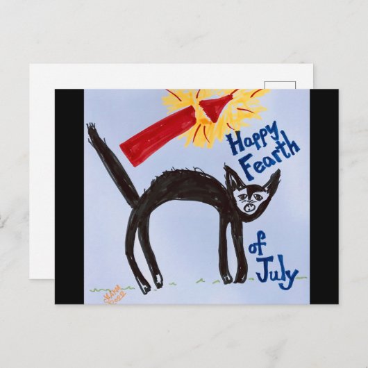 Vierde Kaart juli (Voorkant / Achterkant)