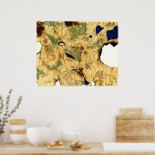 Vierde Kaart van de vergeten Realm Poster (Keuken)