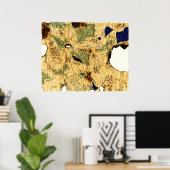 Vierde Kaart van de vergeten Realm Poster (Thuiskantoor)