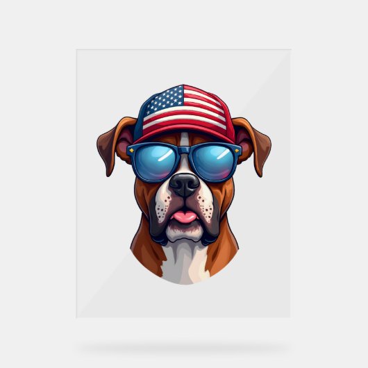 Vierde kamer van juli acryl bord (Voorkant)