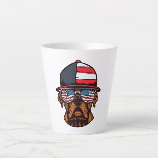 Vierde kamer van juli latte mok (Voorkant)