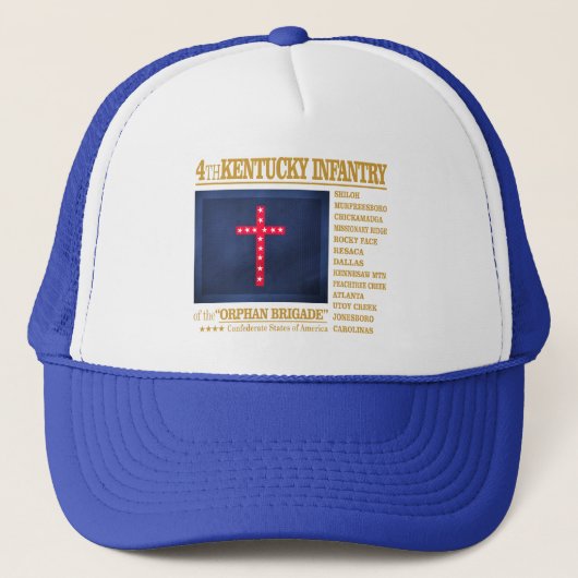 Vierde Kentucky Infantry (BA2) Trucker Pet (Voorkant)