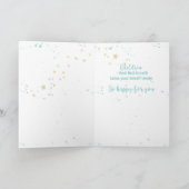 Vierde Kind, Gefeliciteerd, Baby in sterren Kaart (Binnen)