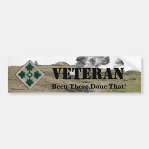 Vierde kinderdivisie veteranen bumper sticker