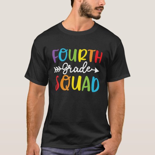 Vierde klas 4e klas lerarenstudenten terug t-shirt (Voorkant)